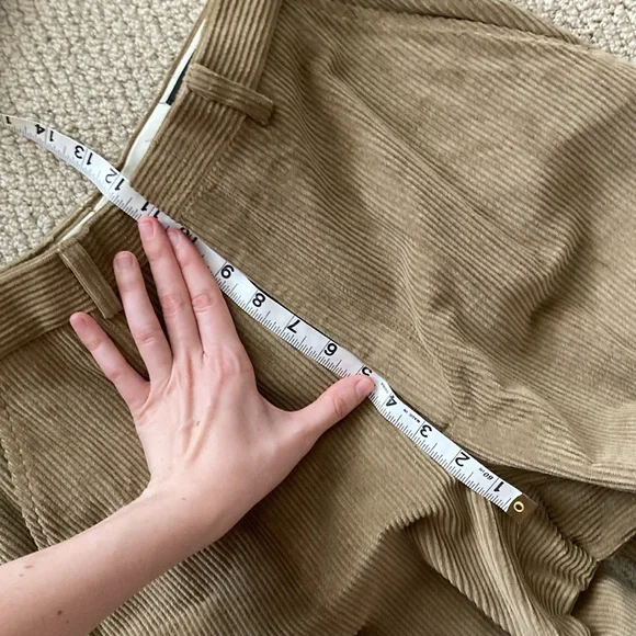 Vintage Orvis Stretch Corduroy Pants 1970s Straight Leg Beige 32 x 32 NWT RARE